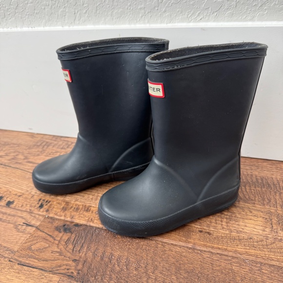 Hunter Little Kids First Classic Rain Boots Navy Size 7 - Picture 3 of 6